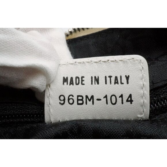 Authentic Christian Dior 2005 Spring White Leather Boston Bag - Picture 8 of 14